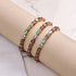 Terra | 925 Sterling Silber | Galaxie Glaskiesel Armband